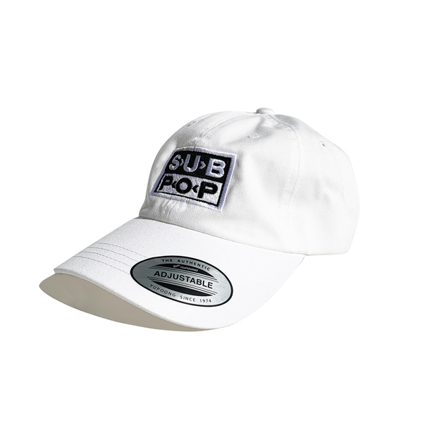 SUB POP / Low Profile Logo Hat White