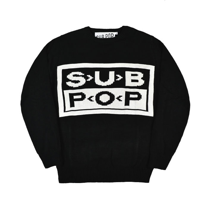 SUB POP / Logo Knit Sweater